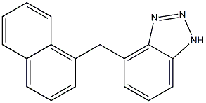 1-Naphthylmethylbenzotriazol Struktur