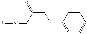 4-Phenyl-1-diazo-2-butanone Struktur