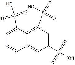 1,3,8-Naphthalenetrisulfonic acid Struktur