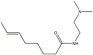 N-[2-(Dimethylamino)ethyl]-6-octenamide Struktur