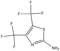 4,5-Bis(trifluoromethyl)thiazol-2-amine Struktur