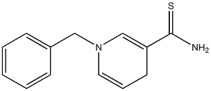 1-Benzyl-1,4-dihydropyridine-3-carbothioamide Struktur