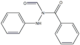 N1-Benzoyl-N2-(phenyl)formhydrazide Struktur