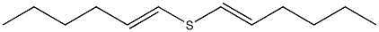 Di(1-hexen-1-yl) sulfide Struktur