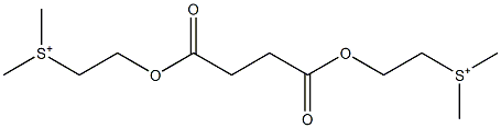 2,2'-[(1,2-Ethanediyl)bis(carbonyloxy)]bis[S,S-dimethyl-1-ethanesulfonium] Struktur