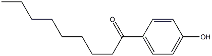 1-(4-Hydroxyphenyl)-1-nonanone Struktur