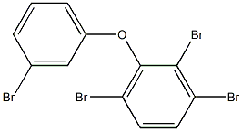 2,3,6-Tribromophenyl 3-bromophenyl ether Struktur