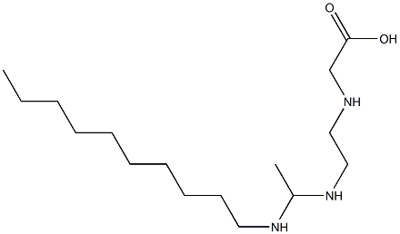 N-[2-[1-(Decylamino)ethylamino]ethyl]glycine Struktur