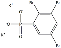 2,3,5-Tribromophenylphosphonic acid dipotassium salt Struktur