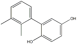 2-(2,3-Dimethylphenyl)benzene-1,4-diol Struktur