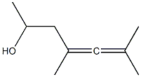 4,6-Dimethyl-4,5-heptadien-2-ol Struktur