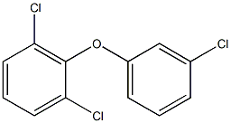 2,6-Dichlorophenyl 3-chlorophenyl ether Struktur