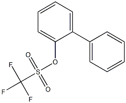 2-(Trifluoromethylsulfonyloxy)biphenyl Struktur