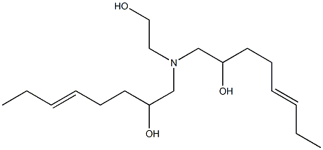 1,1'-[(2-Hydroxyethyl)imino]bis(5-octen-2-ol) Struktur