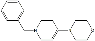 4-[(1,2,3,6-Tetrahydro-1-benzylpyridin)-4-yl]morpholine Struktur