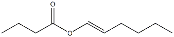 Butyric acid 1-hexenyl ester Struktur