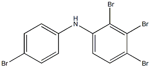 2,3,4-Tribromophenyl 4-bromophenylamine Struktur