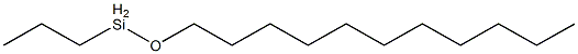 Propyl(undecyloxy)silane Struktur