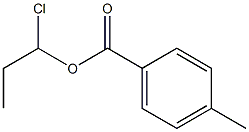 4-Methylbenzenecarboxylic acid 1-chloropropyl ester Struktur