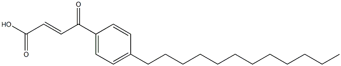 3-(4-Dodecylbenzoyl)acrylic acid Struktur