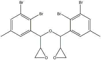 2,3-Dibromo-5-methylphenylglycidyl ether Struktur