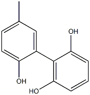 5'-Methyl-1,1'-biphenyl-2,2',6-triol Struktur