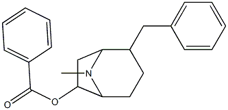 2-Benzyltropan-6-ol benzoate Struktur