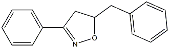 4,5-Dihydro-3-phenyl-5-benzylisoxazole Struktur