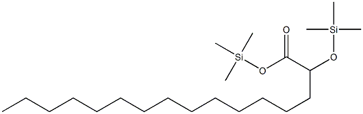 2-Trimethylsilyloxyhexadecanoic acid trimethylsilyl ester Struktur