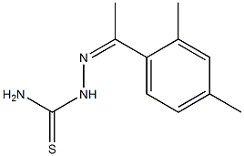 1-[1-(2,4-Dimethylphenyl)ethylidene]thiosemicarbazide Struktur