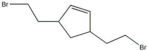 3,5-Bis(2-bromoethyl)cyclopentene Struktur