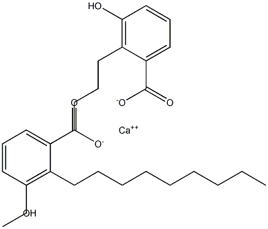 Bis(2-nonyl-3-hydroxybenzoic acid)calcium salt Struktur