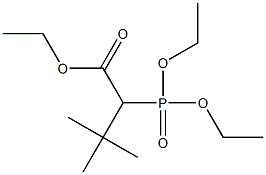 3,3-Dimethyl-2-(diethoxyphosphinyl)butyric acid ethyl ester Struktur