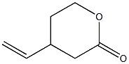 4-Ethenyltetrahydro-2H-pyran-2-one Struktur