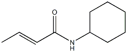 N-Cyclohexyl-2-butenamide Struktur