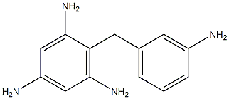 4-[(3-Aminophenyl)methyl]-1,3,5-benzenetriamine Struktur