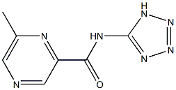 N-(1H-Tetrazol-5-yl)-6-methylpyrazine-2-carboxamide Struktur