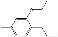 1-Ethoxy-5-methyl-2-propylbenzene Struktur