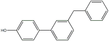 3'-Benzyl-1,1'-biphenyl-4-ol Struktur