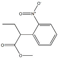 2-(2-Nitrophenyl)butanoic acid methyl ester Struktur