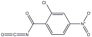 2-Chloro-4-nitrobenzoyl isocyanate Struktur