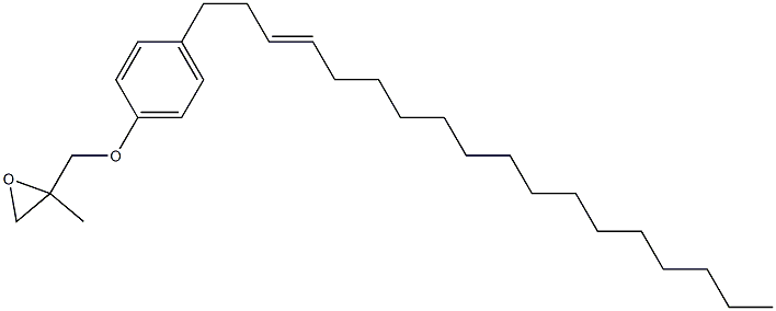 4-(3-Octadecenyl)phenyl 2-methylglycidyl ether Struktur