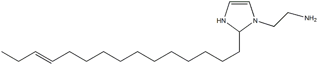 1-(2-Aminoethyl)-2-(12-pentadecenyl)-4-imidazoline Struktur