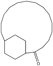 Bicyclo[14.2.2]icosan-2-one Struktur