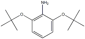 2,6-Di-tert-butoxyaniline Struktur