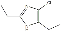 4-Chloro-2,5-diethyl-1H-imidazole Struktur