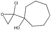 1-(2-Chlorooxiranyl)-1-cycloheptanol Struktur