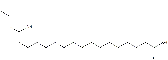 17-Hydroxyhenicosanoic acid Struktur