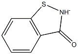 (2,3-Dihydro-3-oxo-1,2-benzisothiazol)-2-ide Struktur