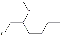 1-Chloro-2-methoxyhexane Struktur